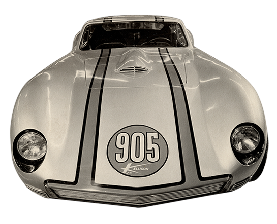 original photo of the J4 905 car designed and built by Jim Kellison