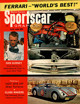 Cover of Sports Car Graphic June 1960 with the J4 905